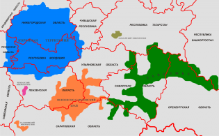 Карта Республики Мордовия Купить