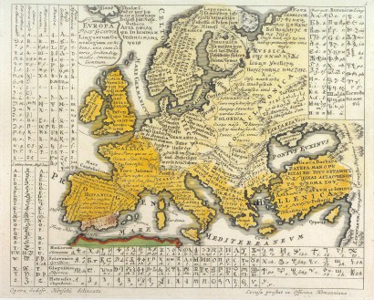 A Miatyánk térképre vetítve – 1741-ből