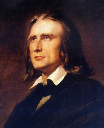 Liszt Ferenc Wilhelm von Kaulbach festményén
